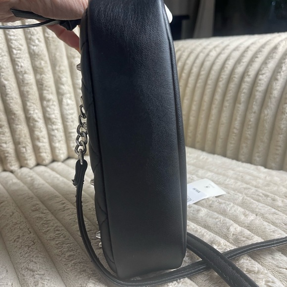 Rebecca Minkoff Black Quilted Studded Camera Crossbody NEW WITH TAGS - Picture 8 of 10